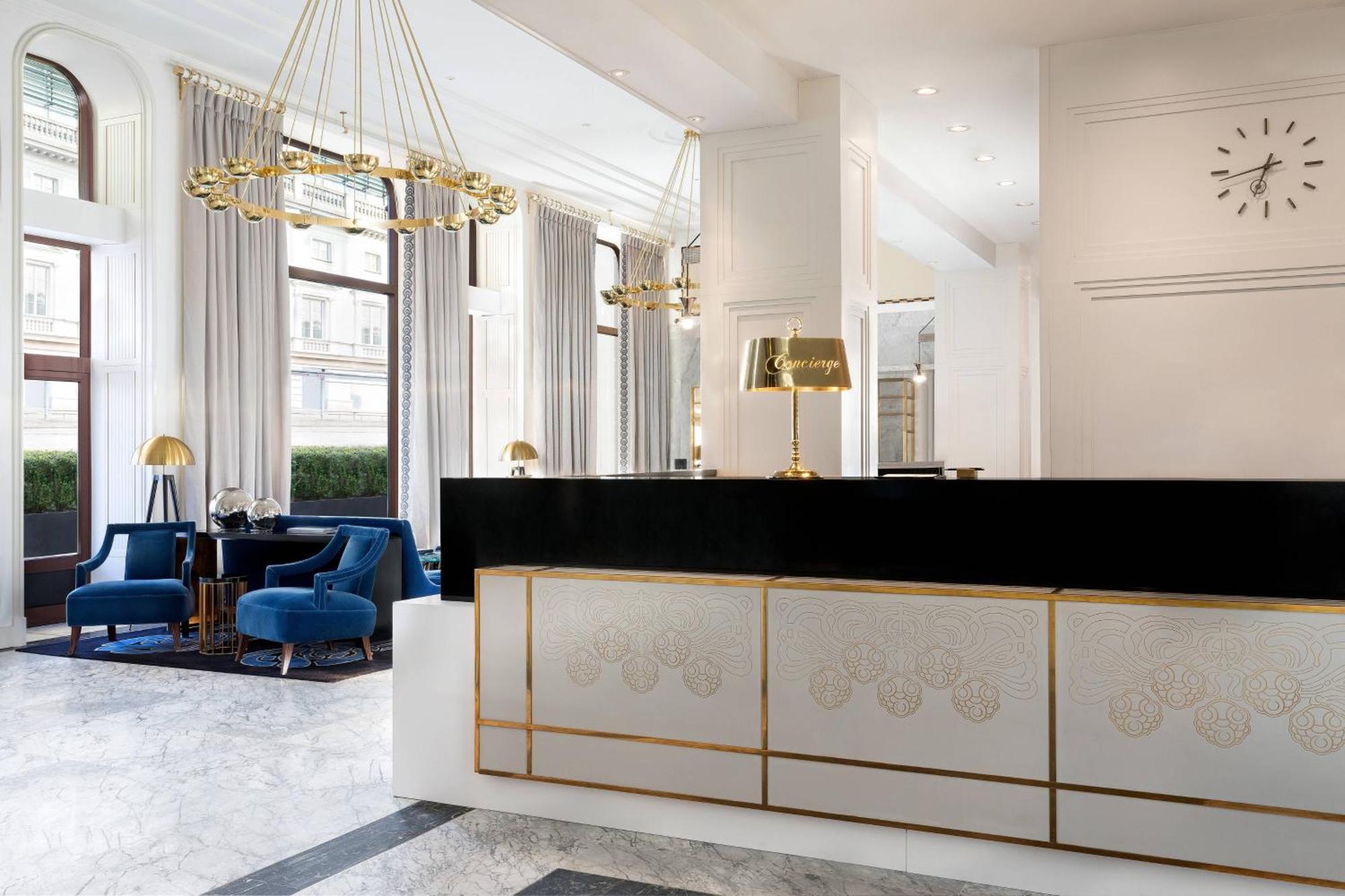 Hotel Bristol, A Luxury Collection Hotel, Varsó Kültér fotó The hotel's lobby